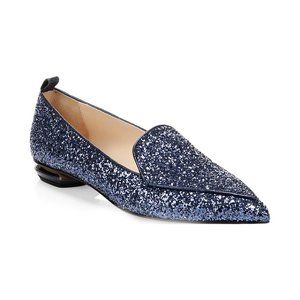 Nicholas Kirkwood Beya Glitter Loafers